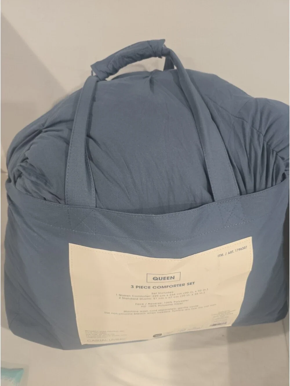 Casual Living 3 Piece Comforter Set Blue